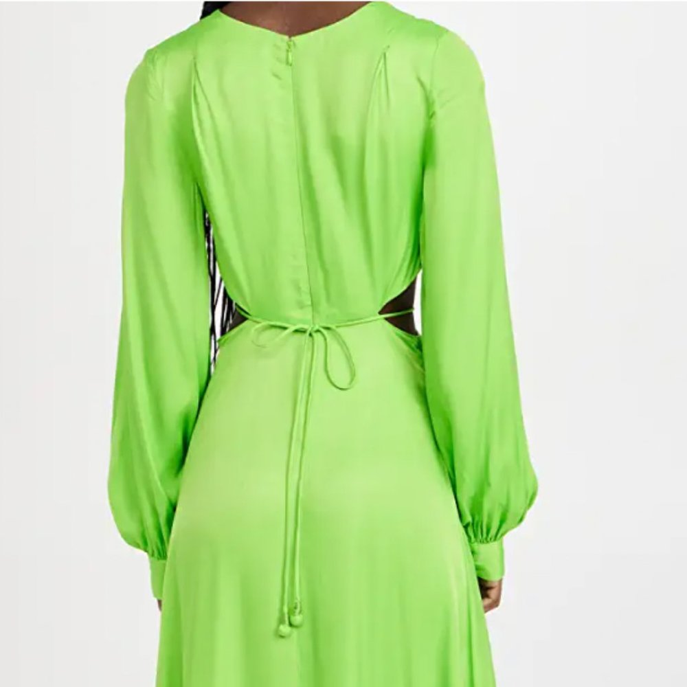 FARM Rio Lime Green Maxi Dress Dopamine - Picture 4 of 13